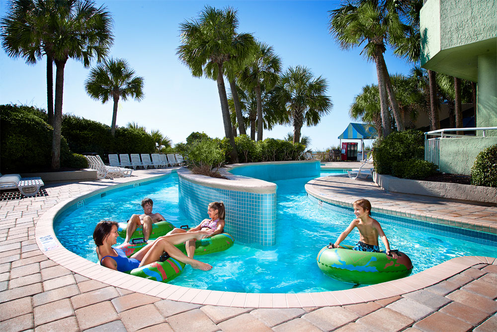 Coral Beach Resort waterpark lazy river